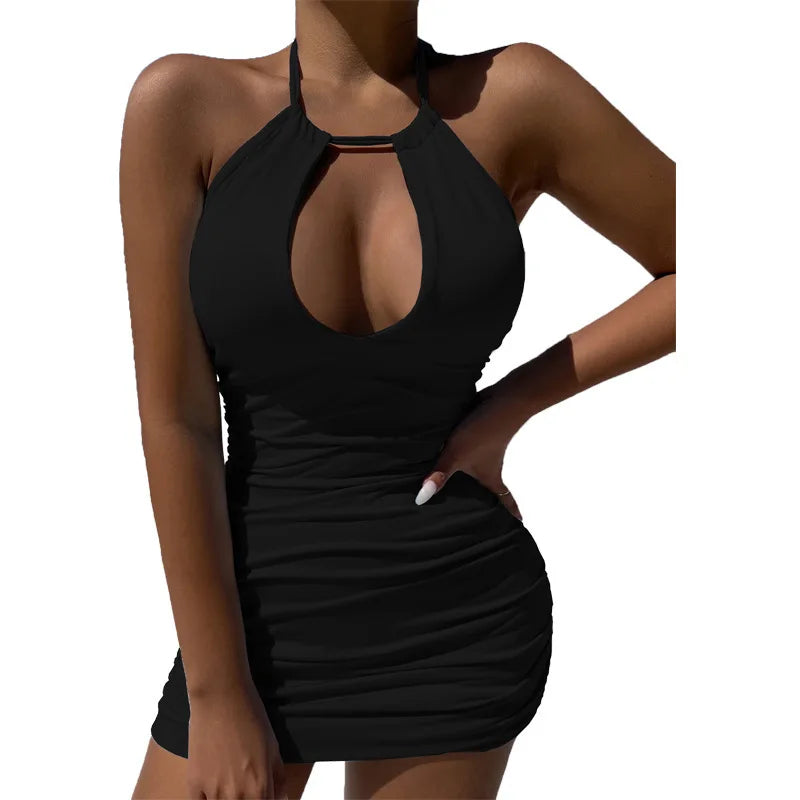 2024 Summer Sexy Bodycon Dress- Halter Neck ** ONLY ** £8.01