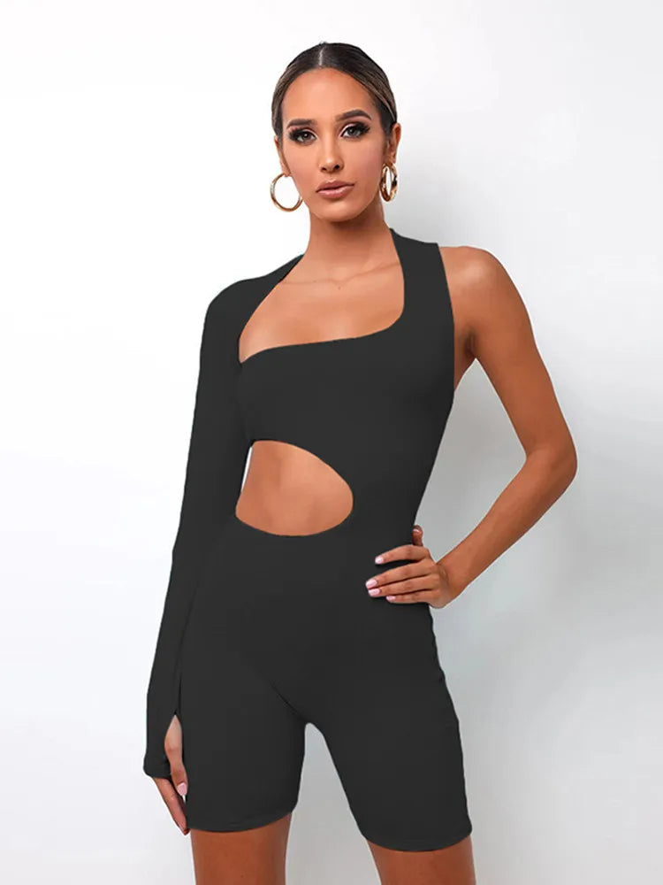 Sexy Long Sleeved  Elastic High Waist Jumpsuit ** ONLY ** £13.01