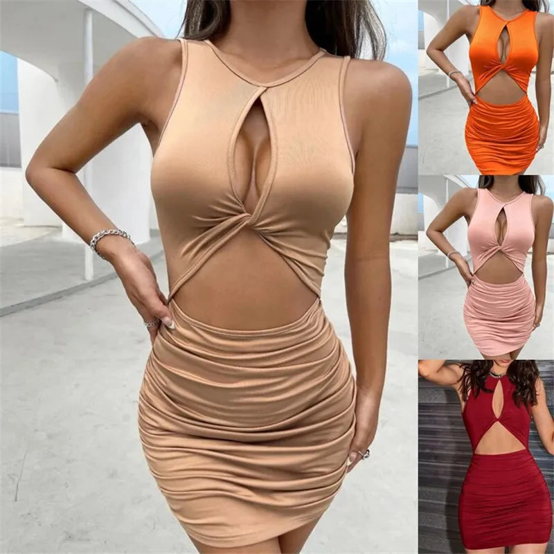 Sleeveless Sexy Bodycon Mini Dress ** ONLY ** £7.01