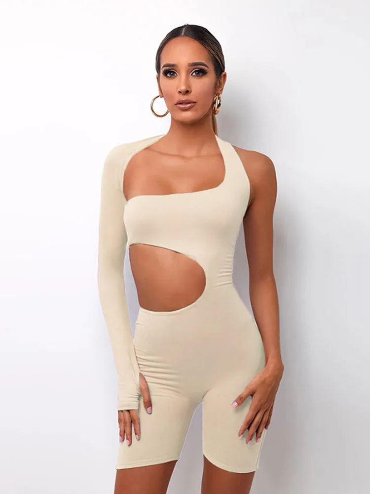 Sexy Long Sleeved  Elastic High Waist Jumpsuit ** ONLY ** £13.01