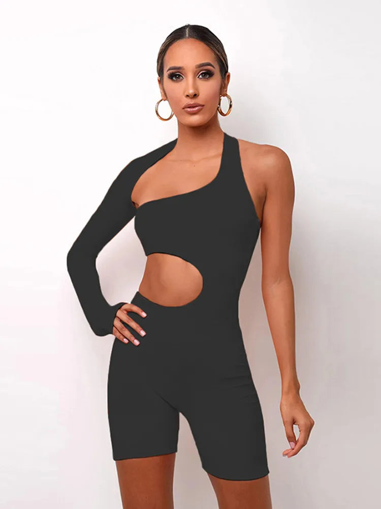 Sexy Long Sleeved  Elastic High Waist Jumpsuit ** ONLY ** £13.01