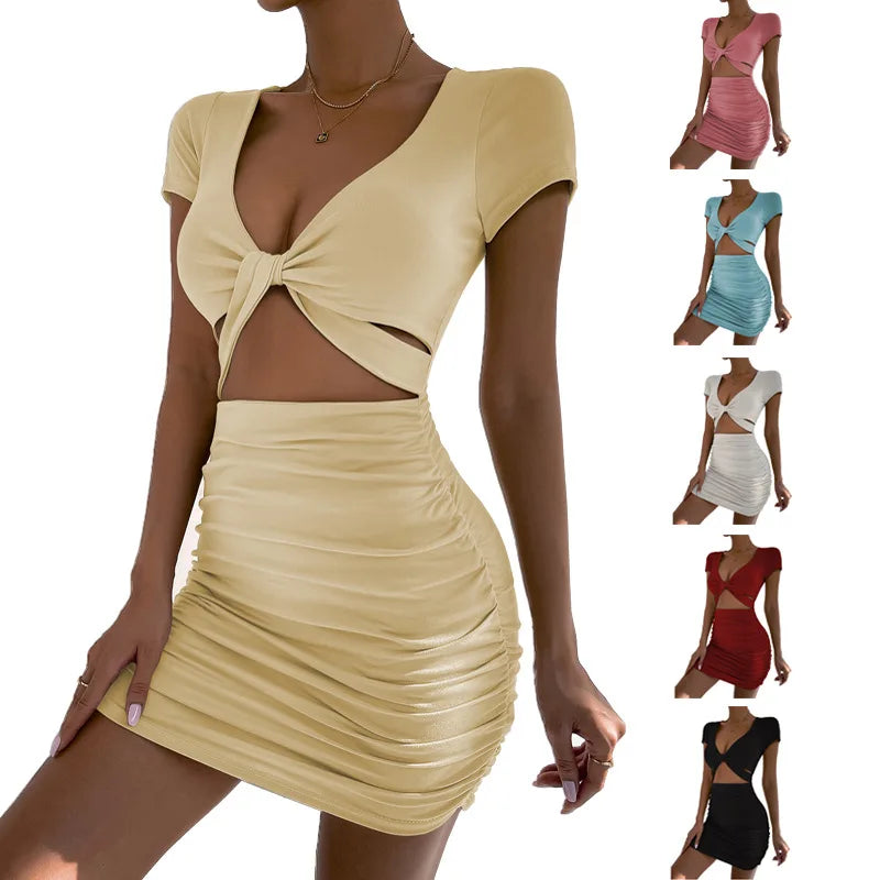 2024 Summer Sexy Wrap Hip Dress ** ONLY ** £8.01